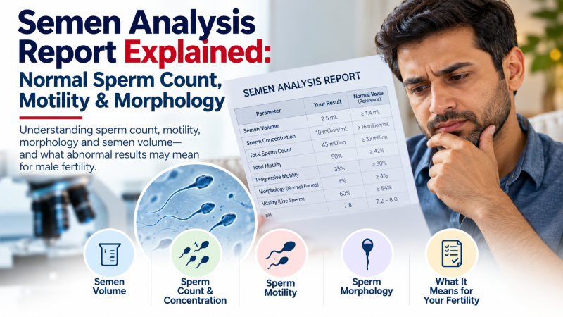 Semen Analysis Report Explained - Normal Sperm Count Motility and Morphology